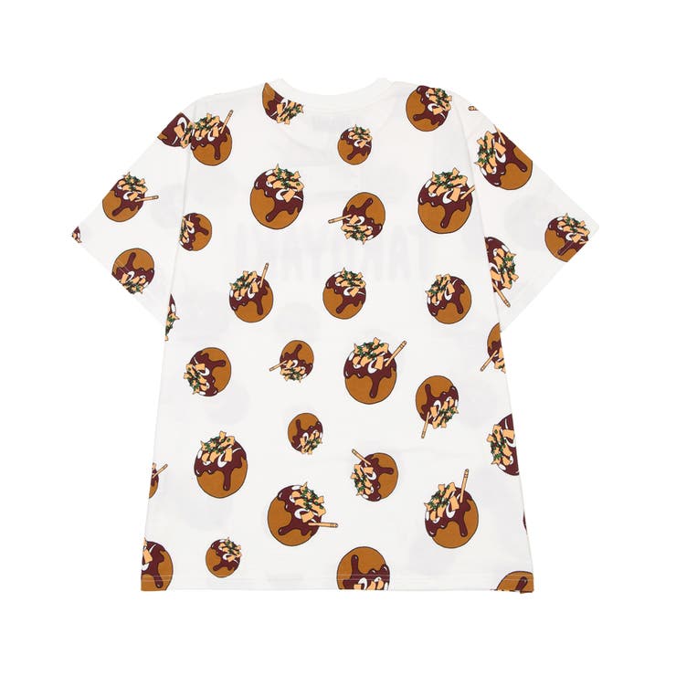 【新サイズ】たこ焼き総柄Tシャツ | PUNYUS  | 詳細画像10 