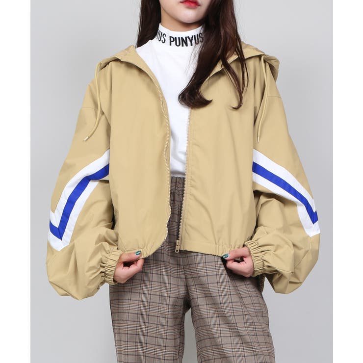 ナイロンジップアップパーカー[品番：PNYW0003426]｜PUNYUS （プニュズ