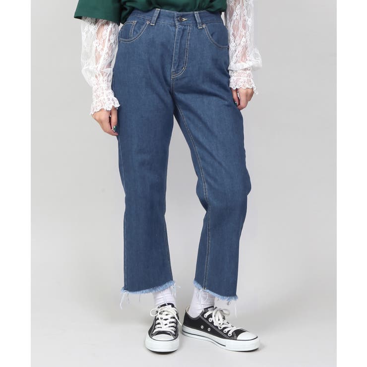 切りっぱなしデニムパンツ 品番 Pnyw Punyus プニュズ のレディースファッション通販 Shoplist ショップリスト