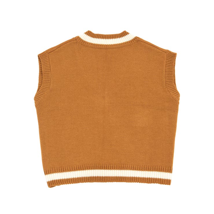 ラインビッグニットベスト[品番：PNYW0003390]｜PUNYUS （プニュズ）の