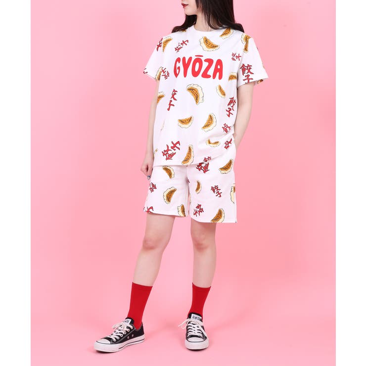 フード総柄スウェットショーパン(GYOZA SABAKAN)[品番：PNYW0004157]｜PUNYUS  （プニュズ）のレディースファッション通販｜SHOPLIST（ショップリスト）