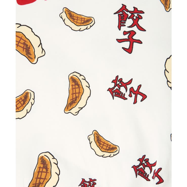 フード総柄スウェット(GYOZA SABAKAN ODEN KABOCHA)[品番