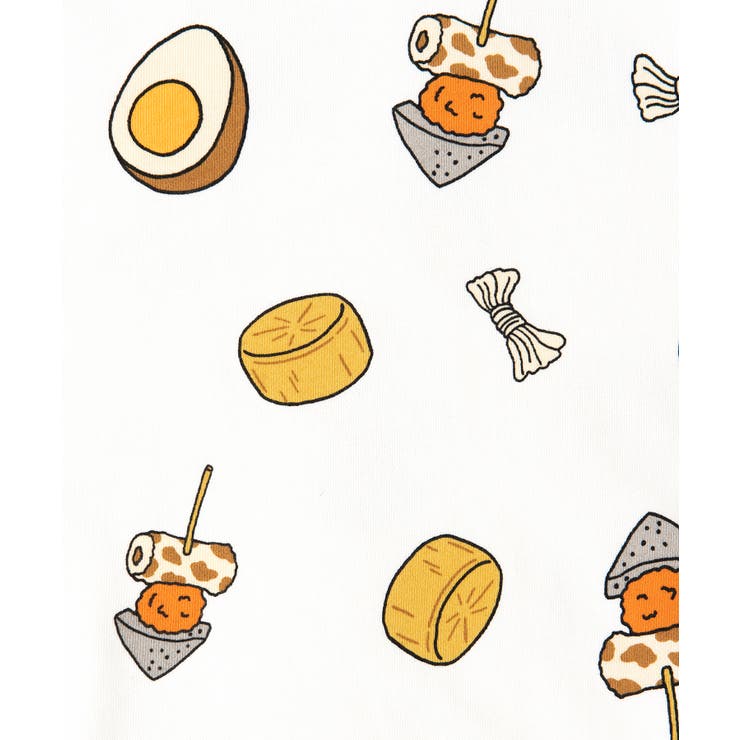 フード総柄スウェット(GYOZA SABAKAN ODEN KABOCHA)[品番