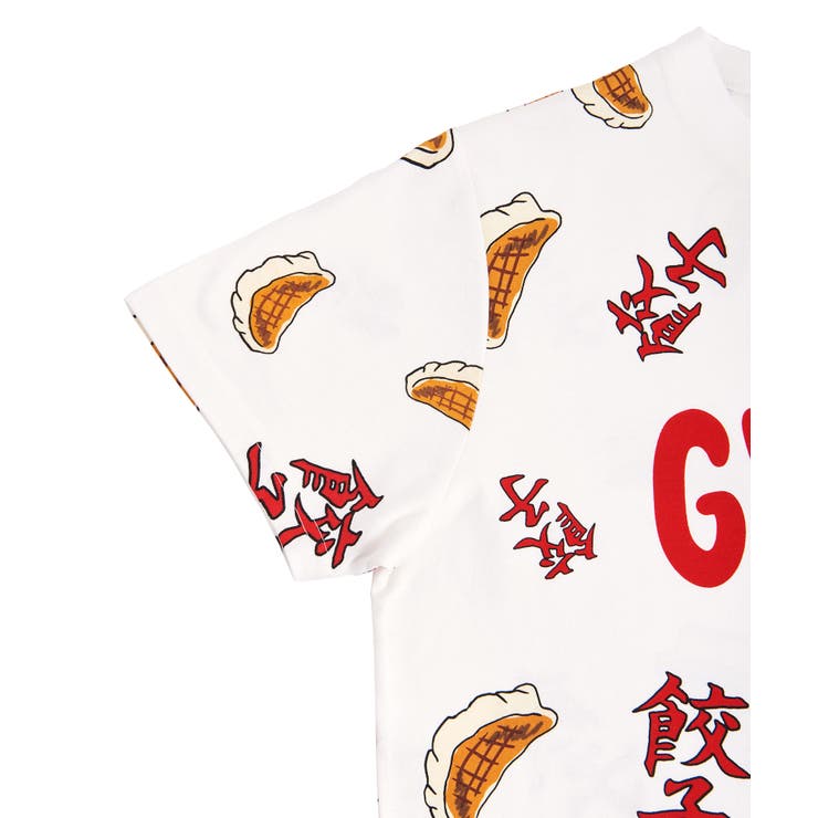 フード総柄Tシャツ（GYOZA SABAKAN）[品番：PNYW0003861