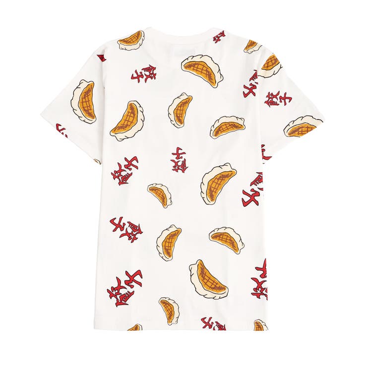 フード総柄Tシャツ（GYOZA SABAKAN）[品番：PNYW0003861