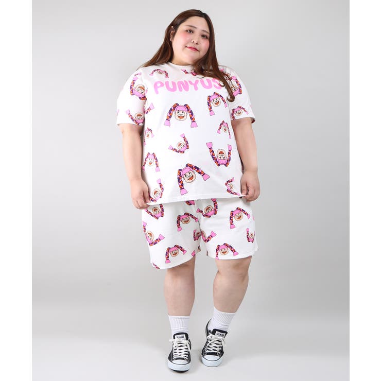 NAOMIチャン総柄Tシャツ[品番：PNYW0003880]｜PUNYUS （プニュズ
