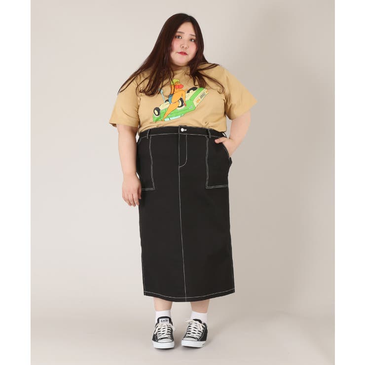 プニュズのロングスカート フリルティアードロングスカート[商品：PN24SS-008] - PUNYUS