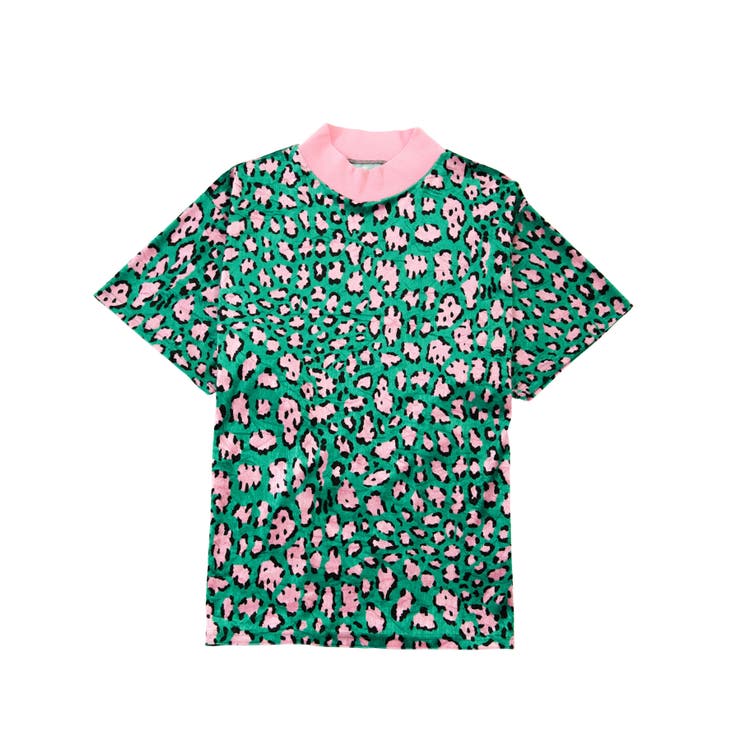 レオパード柄ハイネックトップス[品番：PNYW0003711]｜PUNYUS