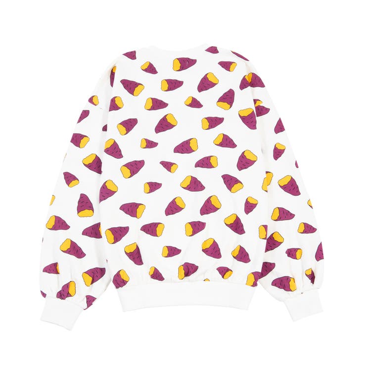 フード総柄スウェット (IMO KAKI)[品番：PNYW0003721]｜PUNYUS