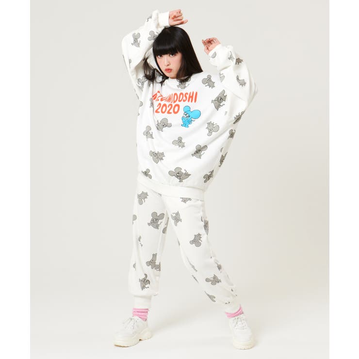 プニュズ 子年 NEZUMIDOSHI 2020 いただきマウス トレーナー PUNYUS - 即完売 PUNYUS プニュズ いただきマウス サイズ4 トレーナー