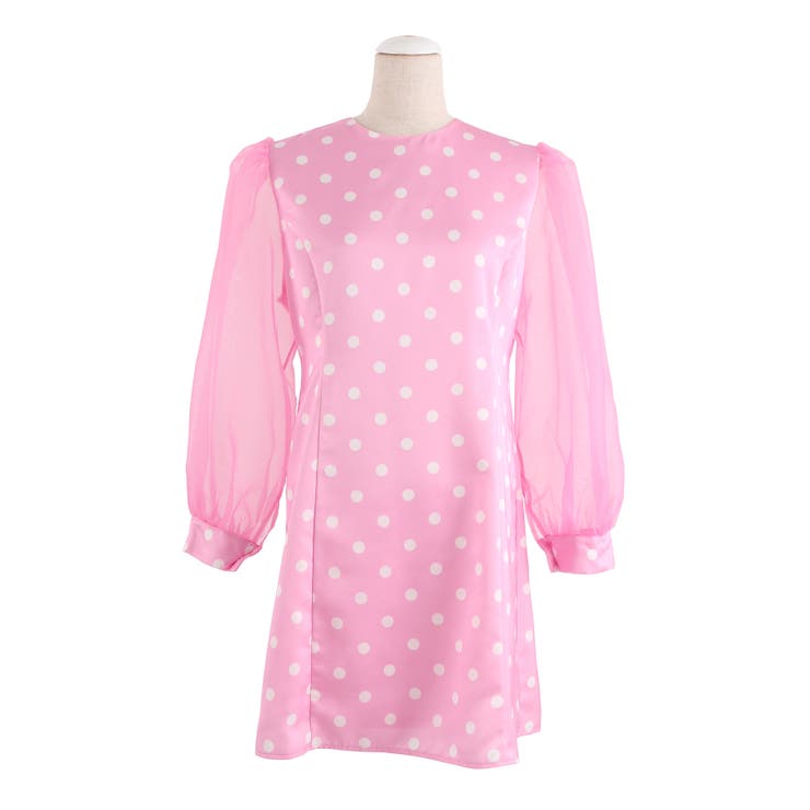 ドット柄aラインワンピース 品番 Pnyw Punyus プニュズ のレディースファッション通販 Shoplist ショップリスト