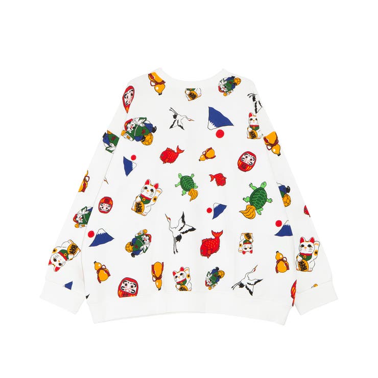 【新サイズ】NIPPON総柄スウェット | PUNYUS  | 詳細画像8 