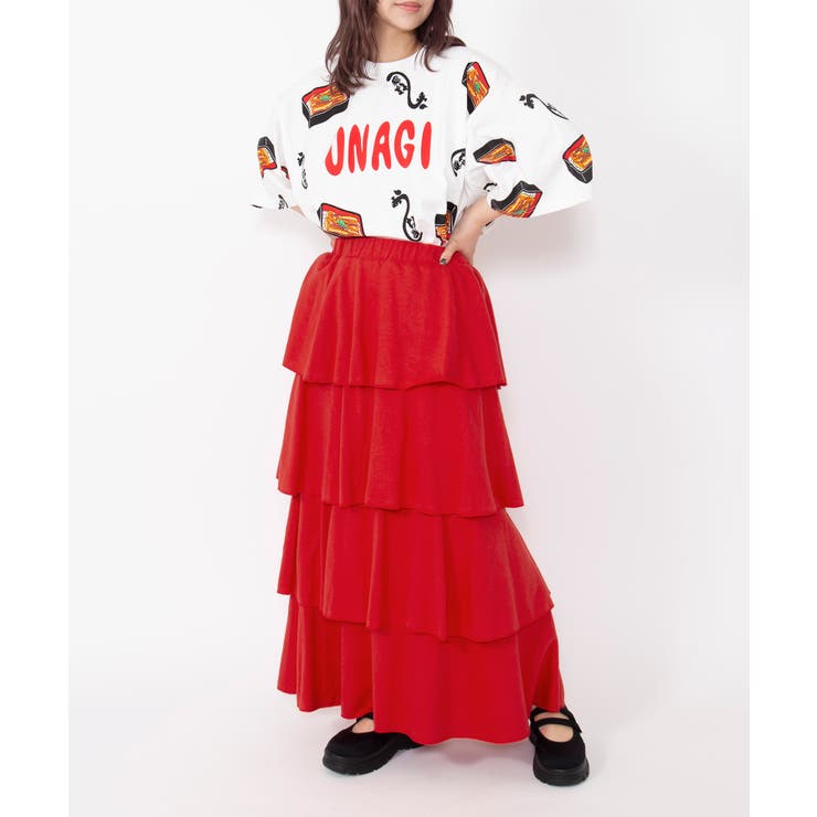 【新サイズ】うなぎ総柄Tシャツ | PUNYUS  | 詳細画像6 