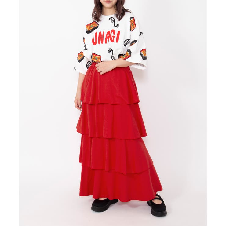 【新サイズ】うなぎ総柄Tシャツ | PUNYUS  | 詳細画像5 