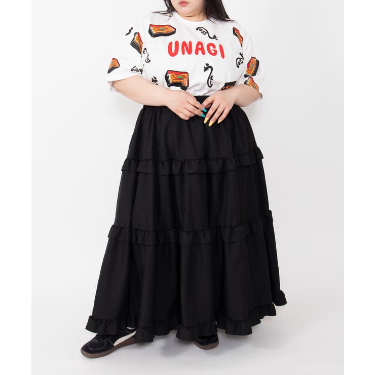 【新サイズ】うなぎ総柄Tシャツ | PUNYUS  | 詳細画像7 