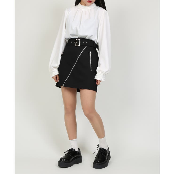 ZIPミニスカート[品番：PNYW0003586]｜PUNYUS （プニュズ）の