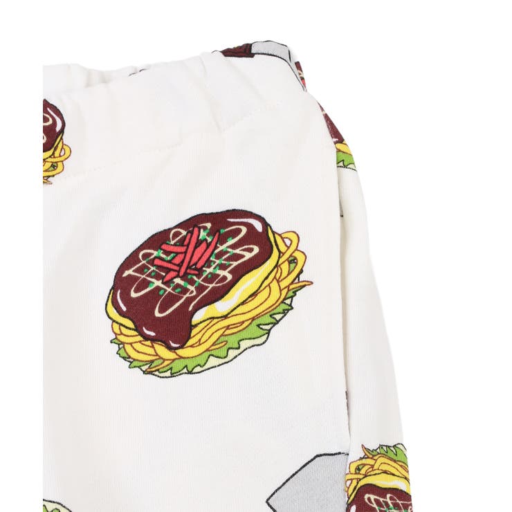 【専用】PUNYUS お好み焼き サイズ4 上のみ お好み焼き総柄スウェットパンツ[品番：PNYW0004834]｜PUNYUS