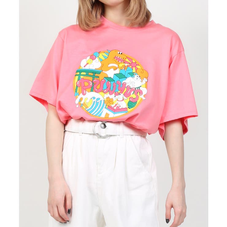 TOKYOイラストTシャツ[品番：PNYW0003604]｜PUNYUS （プニュズ