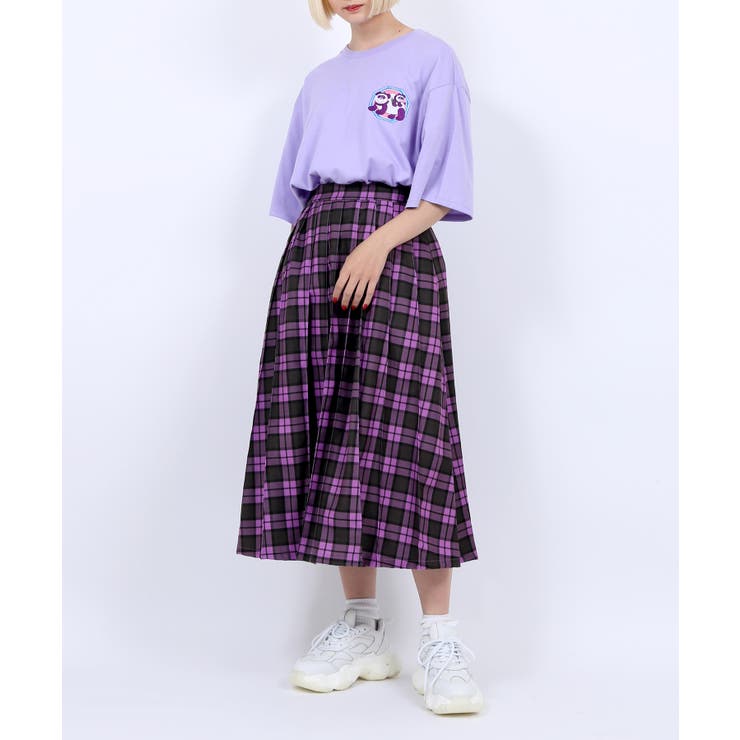 MARK&LONA チェック柄プリーツスカート　新品タグ付き MARK&LONA チェック柄プリーツスカート 新品タグ付き チェック柄
