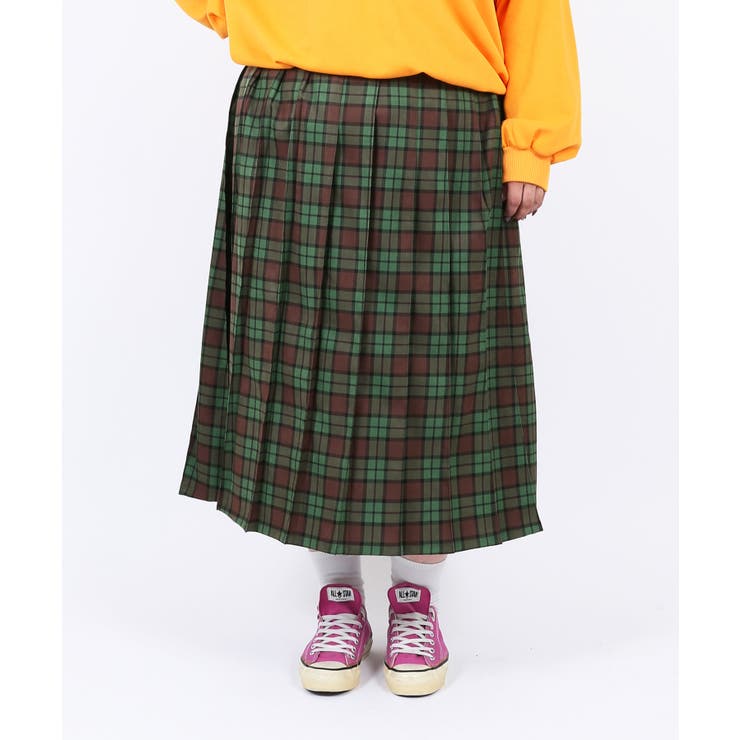 MARK&LONA チェック柄プリーツスカート　新品タグ付き MARK&LONA チェック柄プリーツスカート 新品タグ付き MARK&LONA