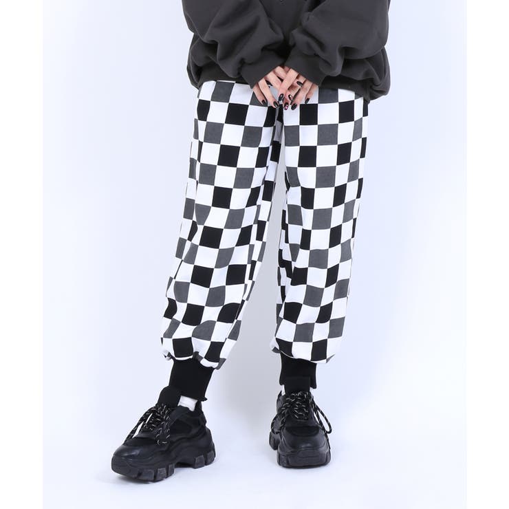 ブロックチェックパンツ[品番：PNYW0004096]｜PUNYUS （プニュズ