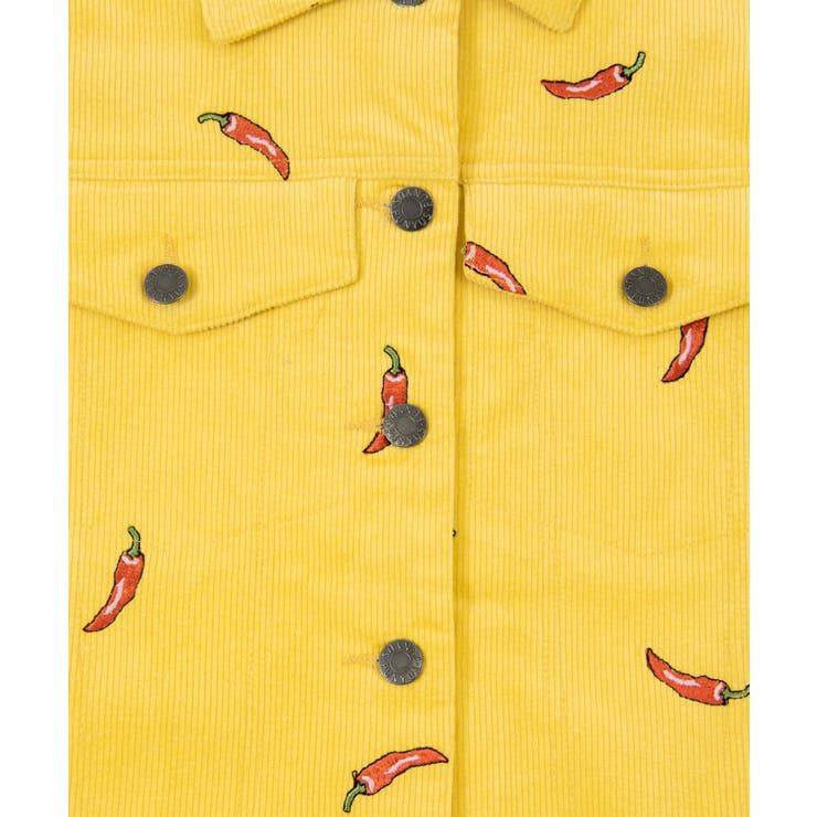 PUNYUS オレンジ シングルボタン ロングコート