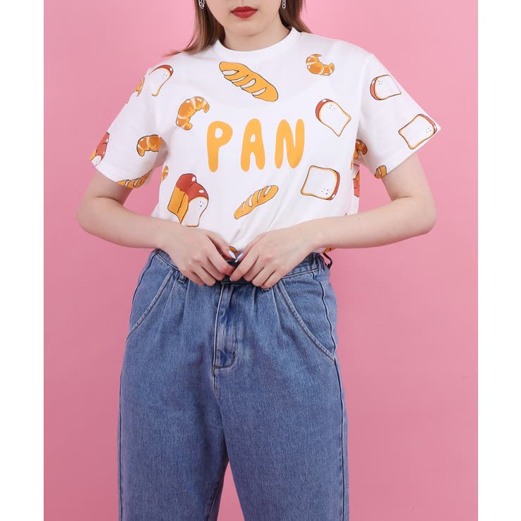 フード総柄Tシャツ（PAN） | PUNYUS  | 詳細画像1 