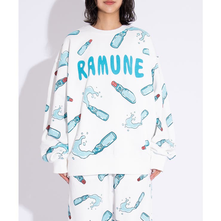 【新サイズ】フード総柄スウェット | PUNYUS  | 詳細画像1 