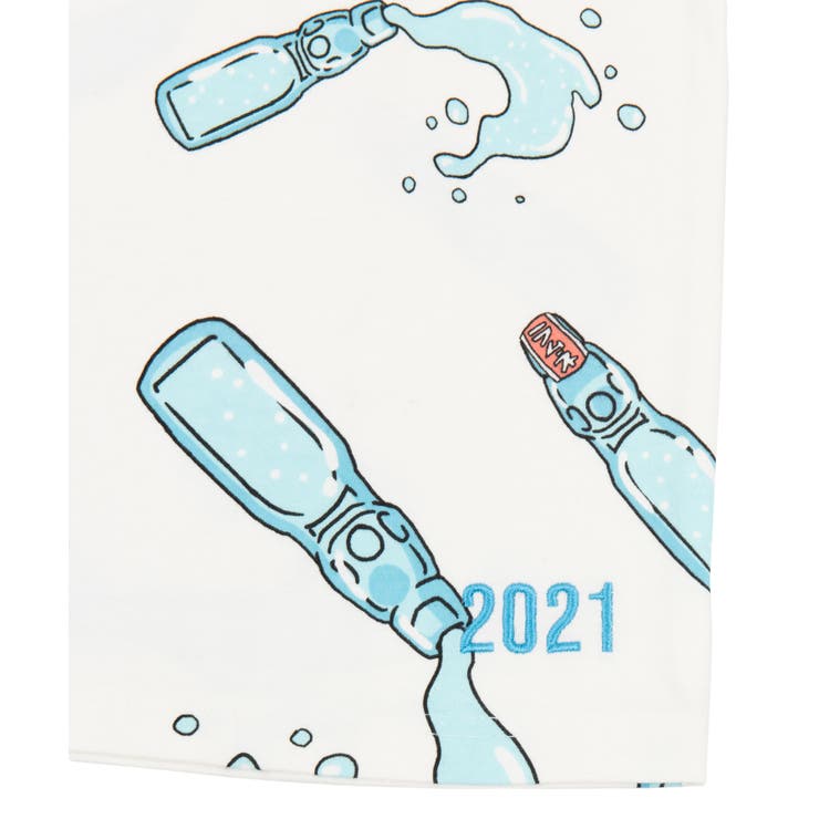 フード総柄Tシャツ（RAMUNE SHICHIMI）[品番：PNYW0003840