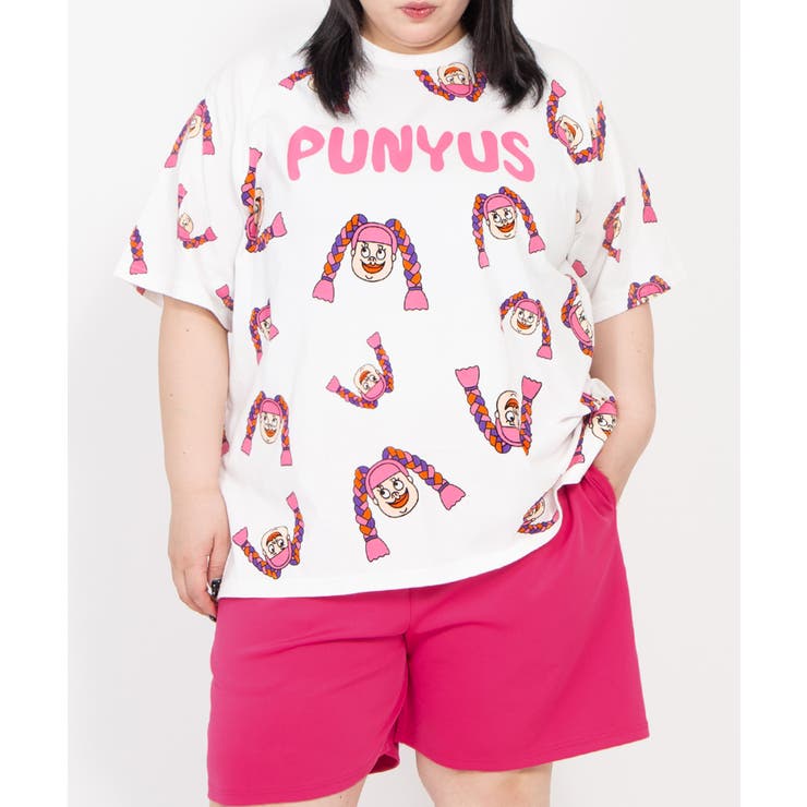 【新サイズ】NAOMIチャン総柄Tシャツ | PUNYUS  | 詳細画像1 