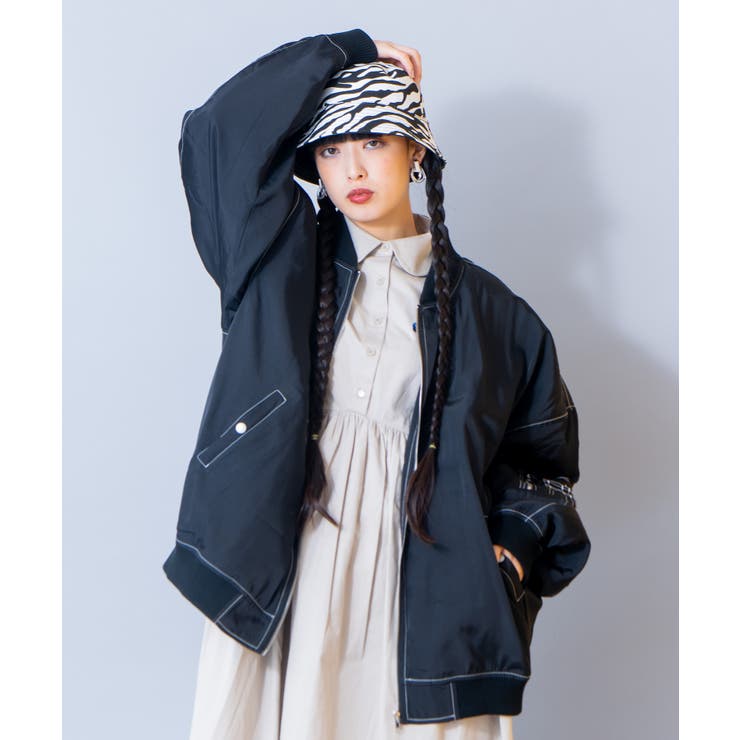 新着商品 ステッチMA-1[品番：PNYW0004292]｜PUNYUS （プニュズ）の ジャケット・アウター