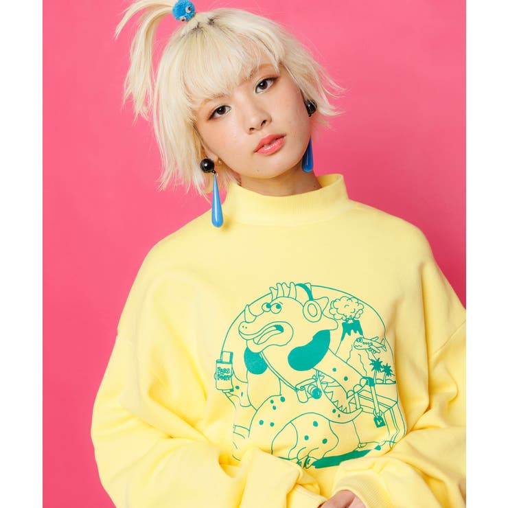DINOハイネックスウェット[品番：PNYW0004299]｜PUNYUS