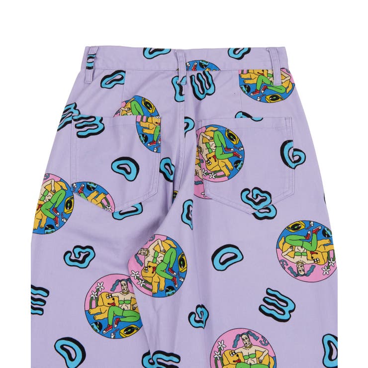 年末のプロモーション特価！ GOODMOOD総柄パンツ[品番：PNYW0004279]｜PUNYUS （プニュズ）の パンツ