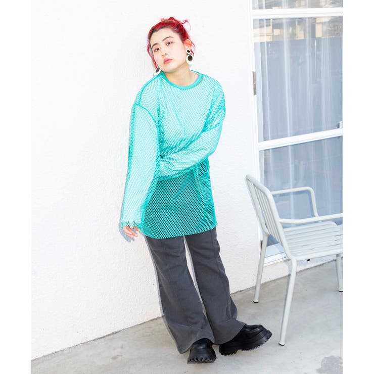 トップス PUNYUS セール】メッシュトップス（Tシャツ/カットソー）｜PUNYUS