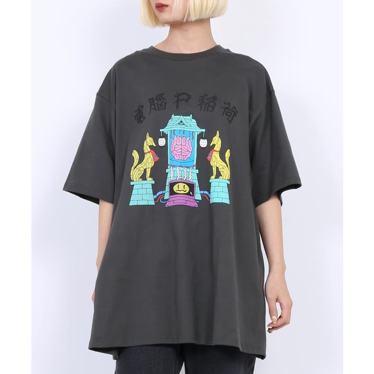 電脳Tシャツ[品番：PNYW0004171]｜PUNYUS （プニュズ）｜レディース