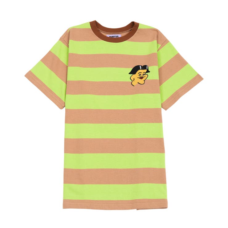 PUNYUS - プニュズ　PUNYUS FUGUボーダーTシャツ　NONCHELEEE　レッド FUGUボーダーTシャツ[品番：PNYW0004213]｜PUNYUS （プニュズ
