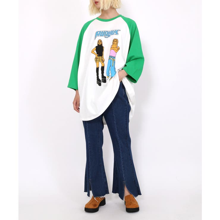 90sアイコンラグランTシャツ[品番：PNYW0004220]｜PUNYUS