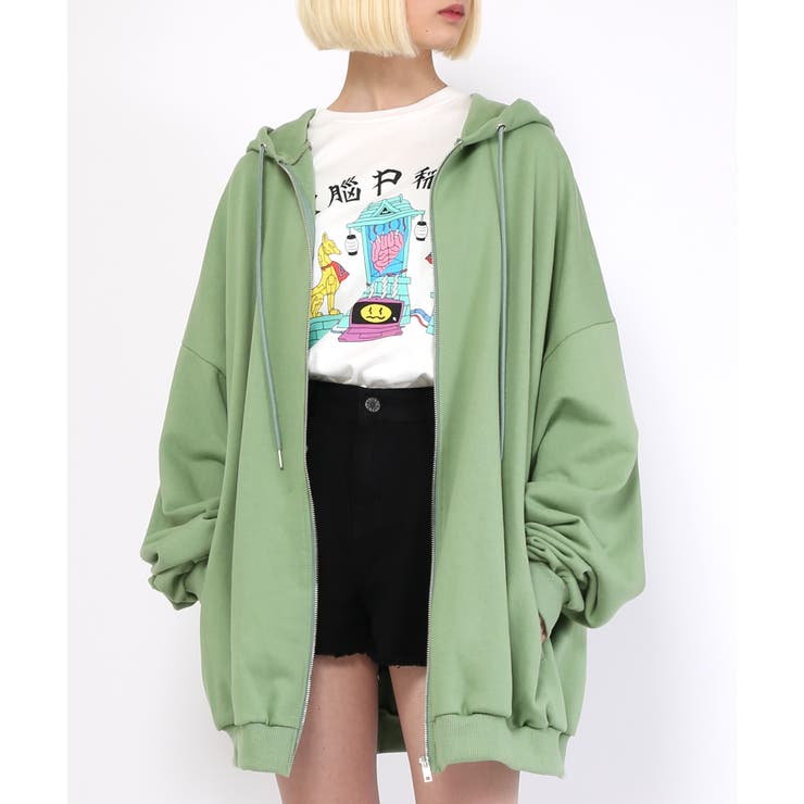 スーパービッグジップパーカー[品番：PNYW0004191]｜PUNYUS
