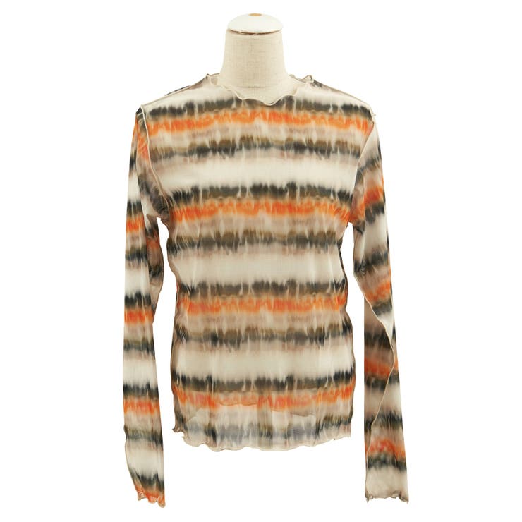 オレンジ | グラデーションシアートップス | PUNYUS 