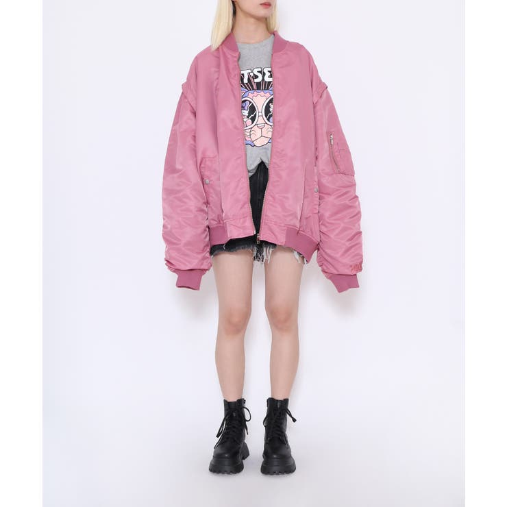 2WAYボリュームMA-1[品番：PNYW0004454]｜PUNYUS （プニュズ）のレディースファッション通販｜SHOPLIST（ショップリスト）