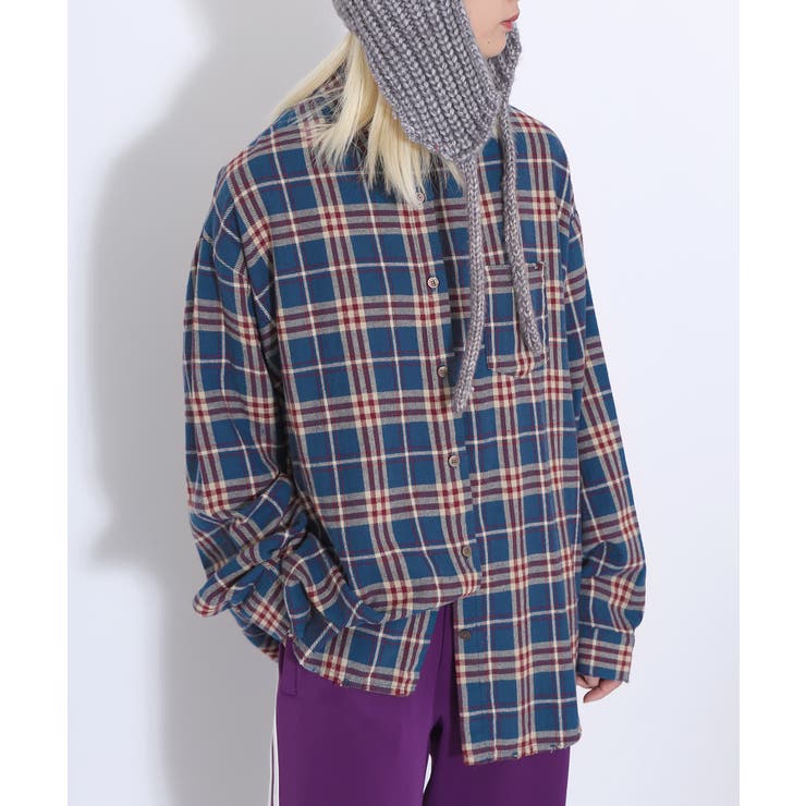 ヴィンテージライクダメ―ジネルシャツ | PUNYUS  | 詳細画像6 