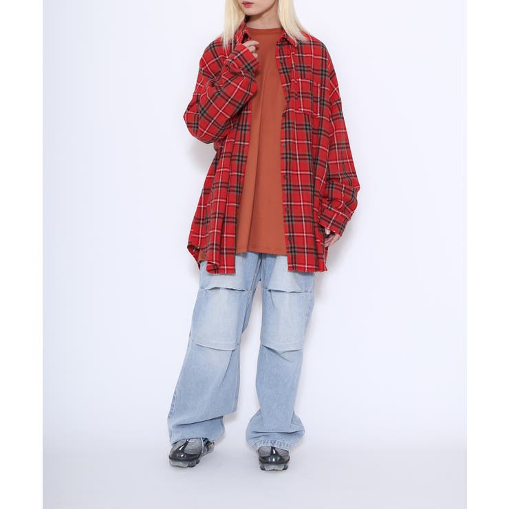 ヴィンテージライクダメ―ジネルシャツ | PUNYUS  | 詳細画像3 