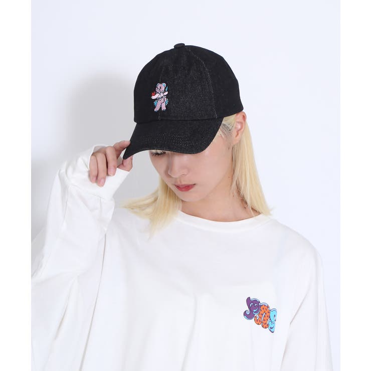 ワンポイントベアデニムキャップ | PUNYUS  | 詳細画像5 