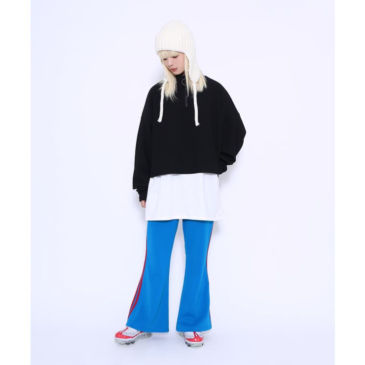 即購入⭕️ 美品‼️ PUNYUS ジャージ パンツ レア レースラインジャージパンツ[品番：PNYW0004640]｜PUNYUS