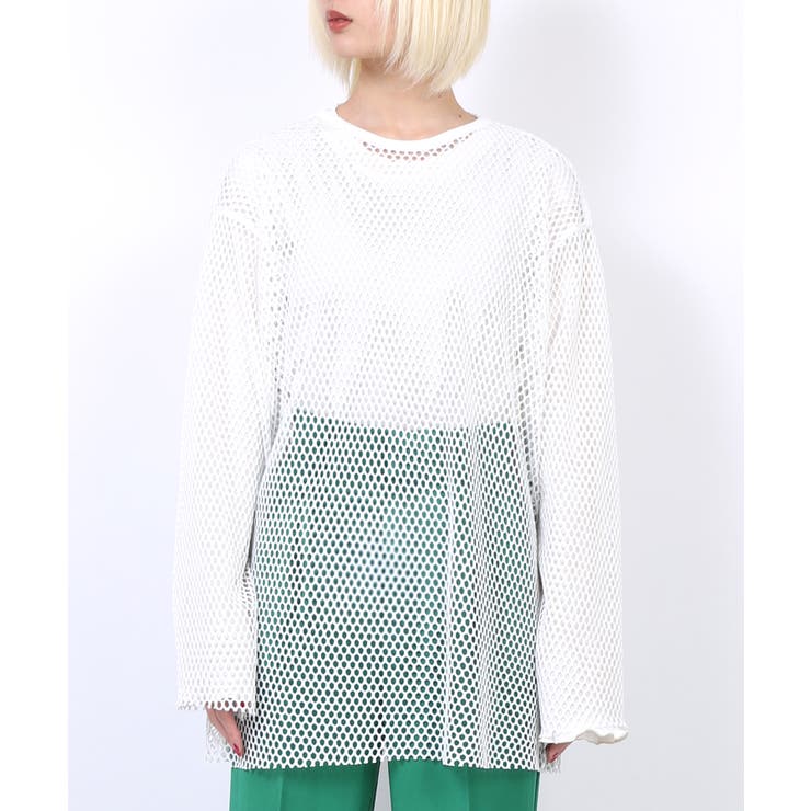 メッシュトップス[品番：PNYW0004350]｜PUNYUS （プニュズ）の