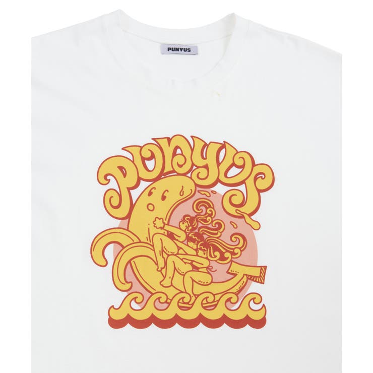 美品PUNYUS新品・未使用BANANAビッグTシャツ BANANAビッグTシャツ[品番：PNYW0004431]｜PUNYUS （プニュズ