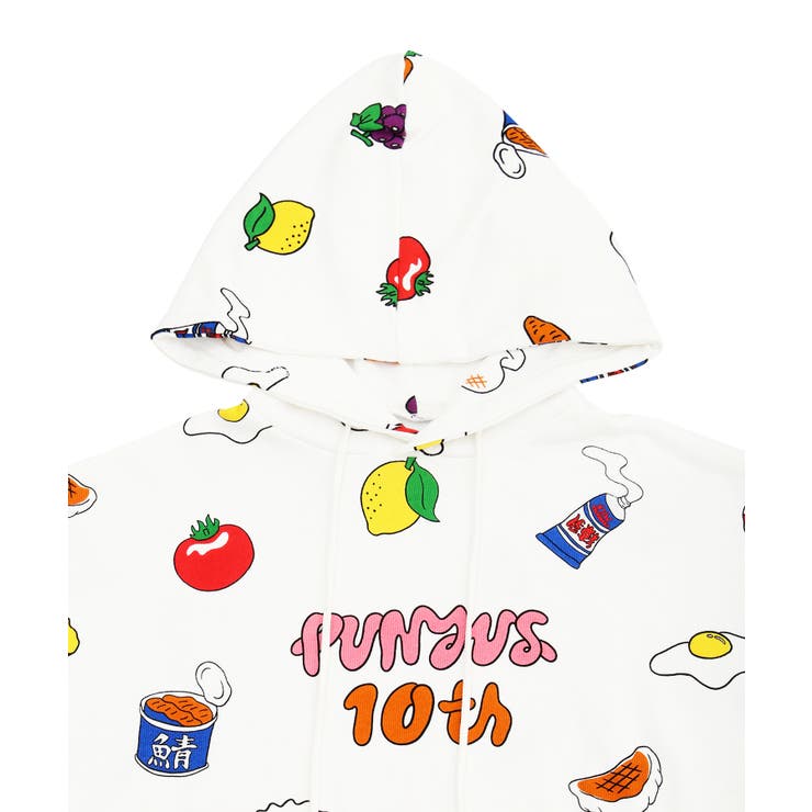 10th anniversary総柄パーカー[品番：PNYW0004636]｜PUNYUS