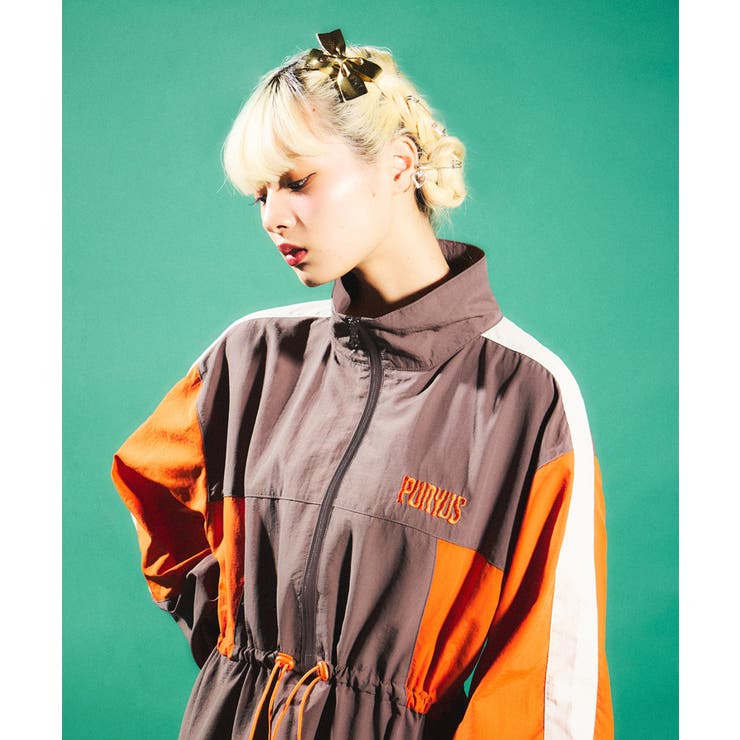 切り替えナイロンワンピース[品番：PNYW0004658]｜PUNYUS （プニュズ）のレディースファッション通販｜SHOPLIST（ショップリスト）
