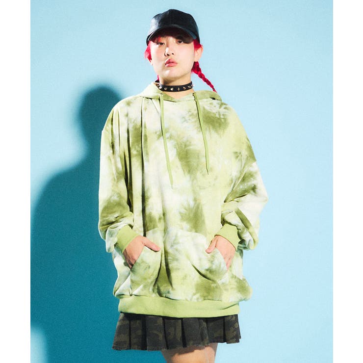 タイダイビッグスウェットパーカー | PUNYUS  | 詳細画像1 