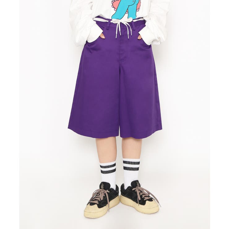 未使用 PUNYUS ディズニーコラボ ハーフパンツ スウェット